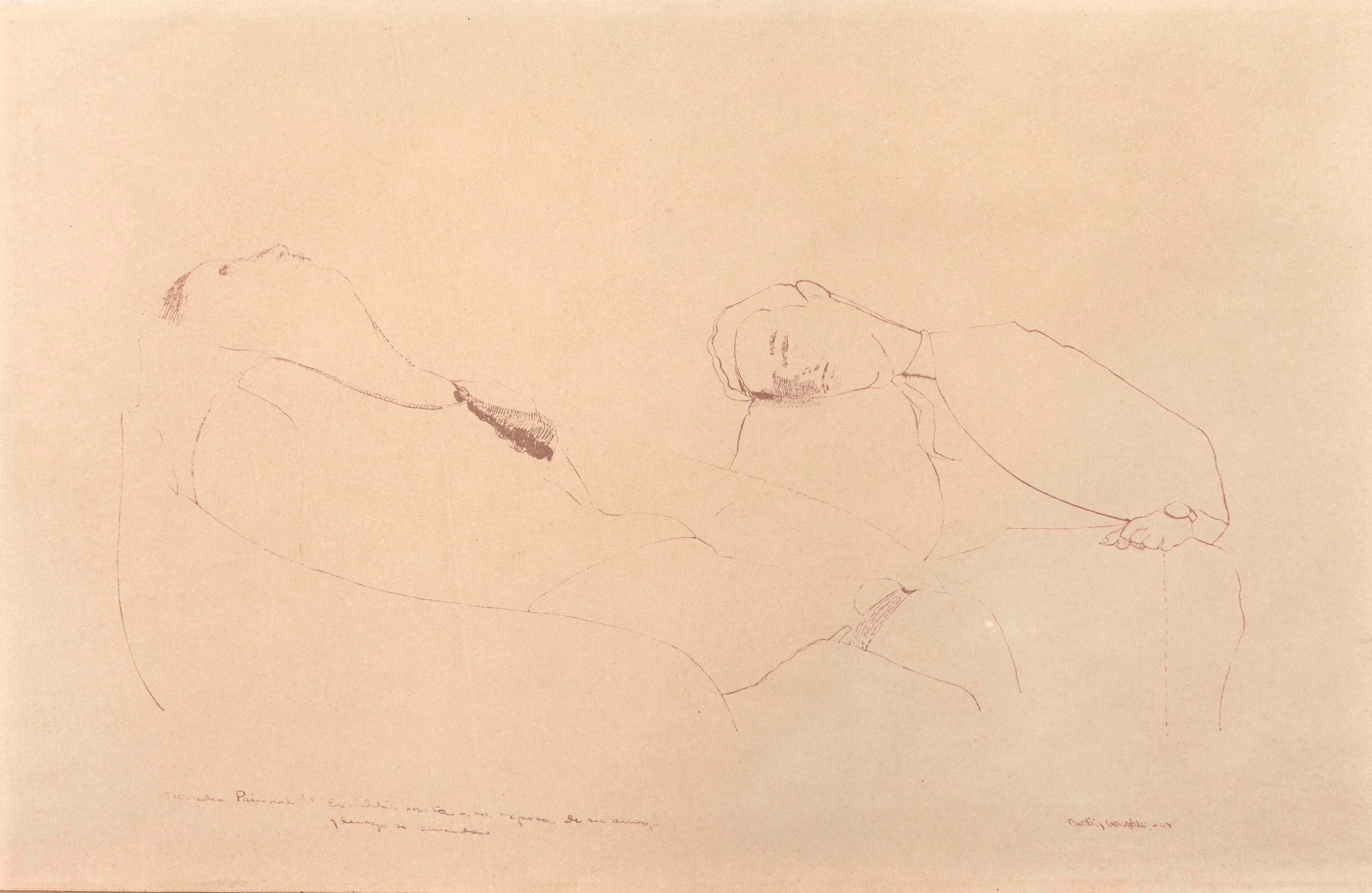 Beatriz González. ¡¡¡Tragedia pasional!!! Ex Militar mata a la esposa de su amigo y luego se suicida. Heliograbado sobre papel. 1967