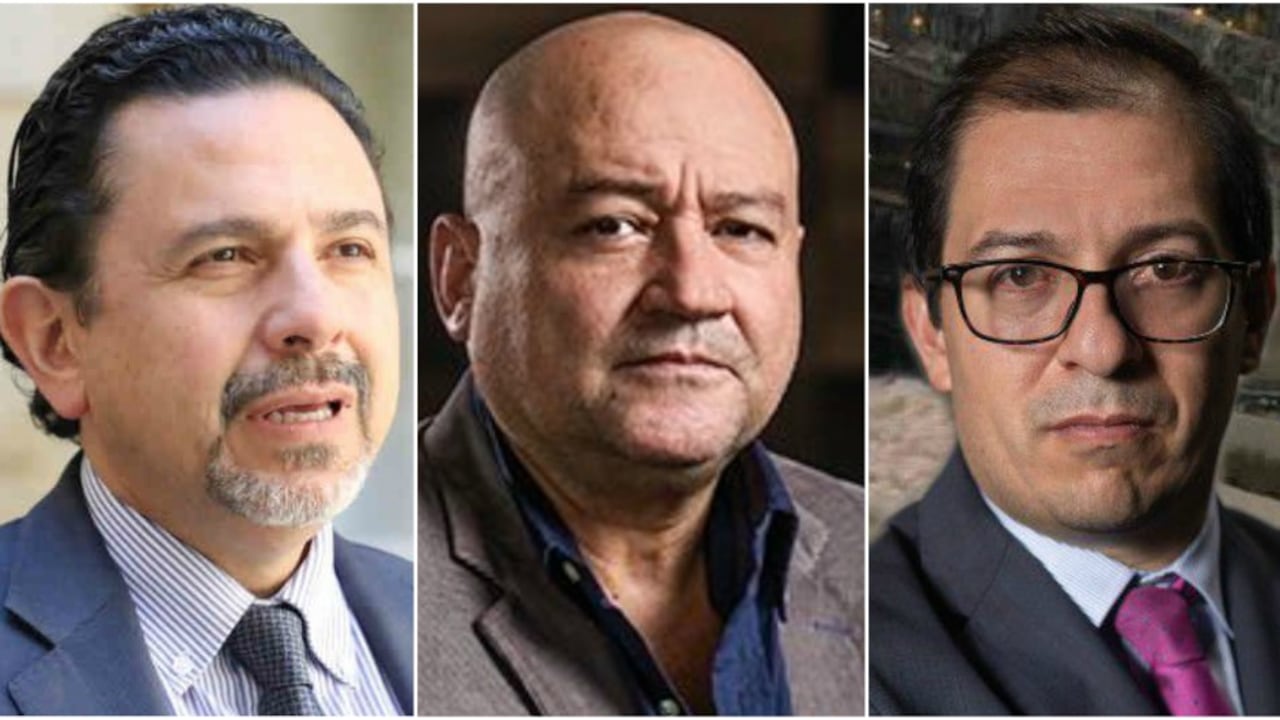 Miguel Ceballos, Carlos Lozada y Francisco Barbosa