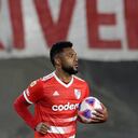 Miguel Ángel Borja marcó gol en la derrota de River Plate ante Banfield por la Liga Argentina. Foto: Foto: Getty Images / Daniel Jayo.