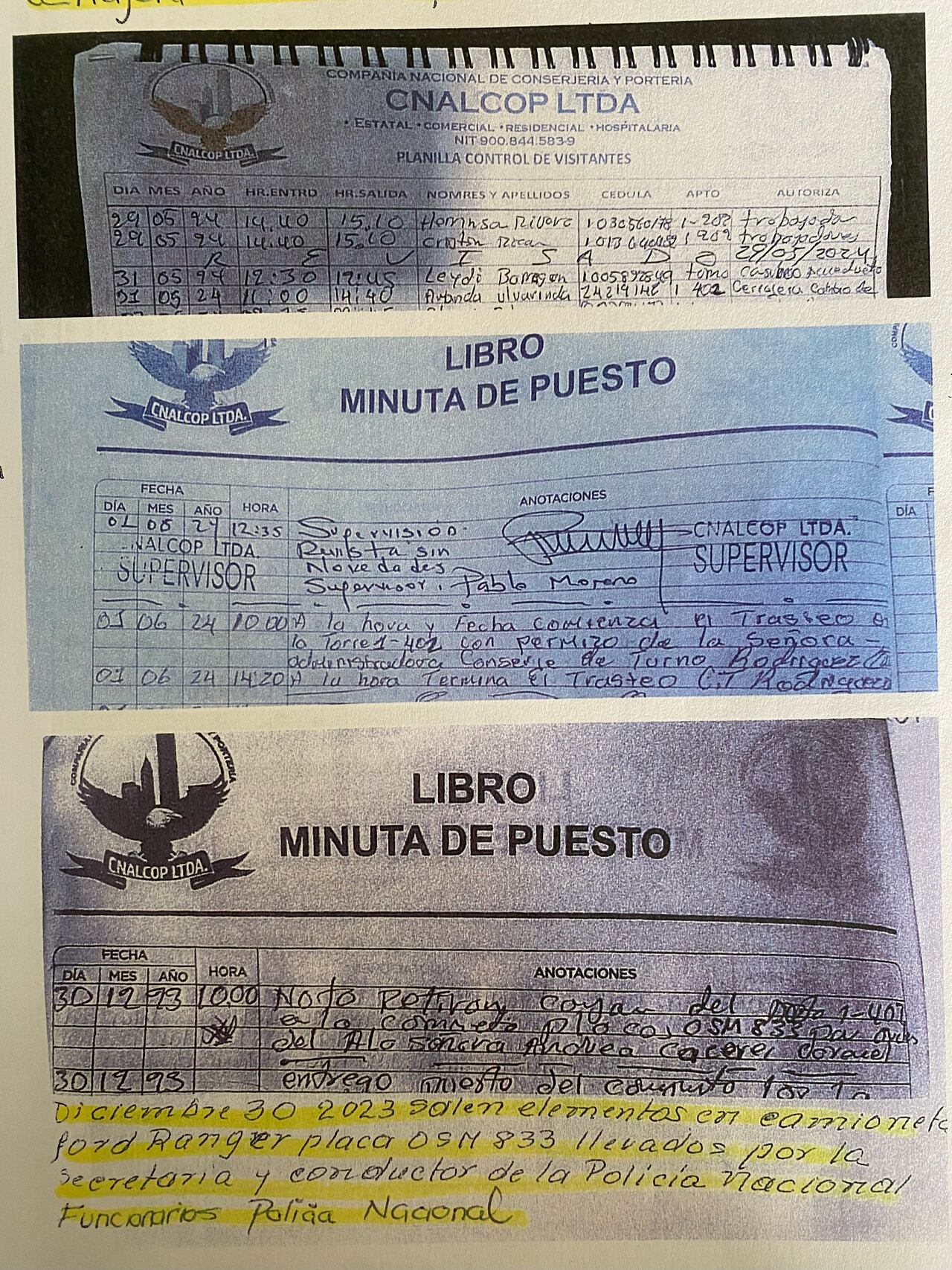 La coronel Andrea Cáceres fue denunciada por violencia intrafamiliar y en su contra hay unas medidas de protección.