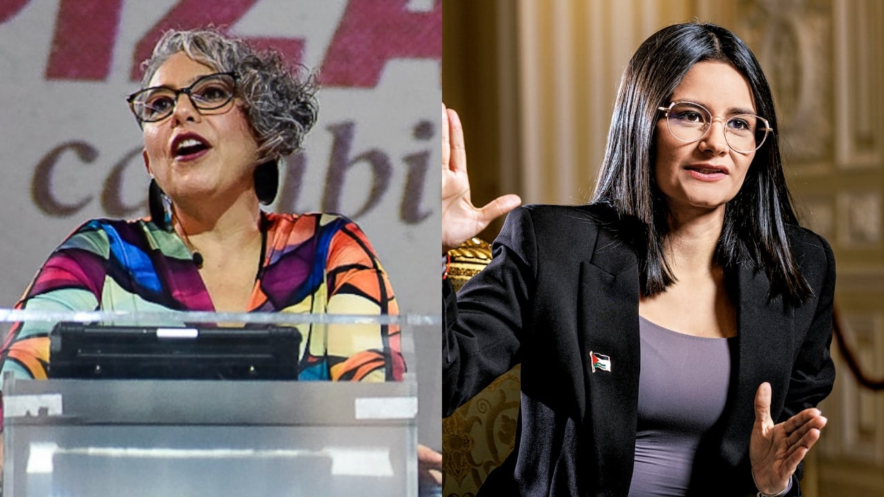 De izquierda a derecha: María José Pizarro y Angie Rodríguez.