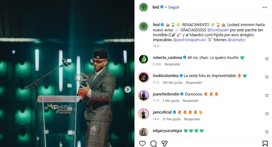 Feid aviva rumores del fin de su relación con Karol G