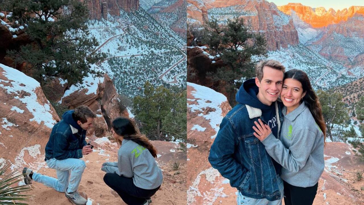 La pareja contrajo matrimonio a finales del mes de octubre