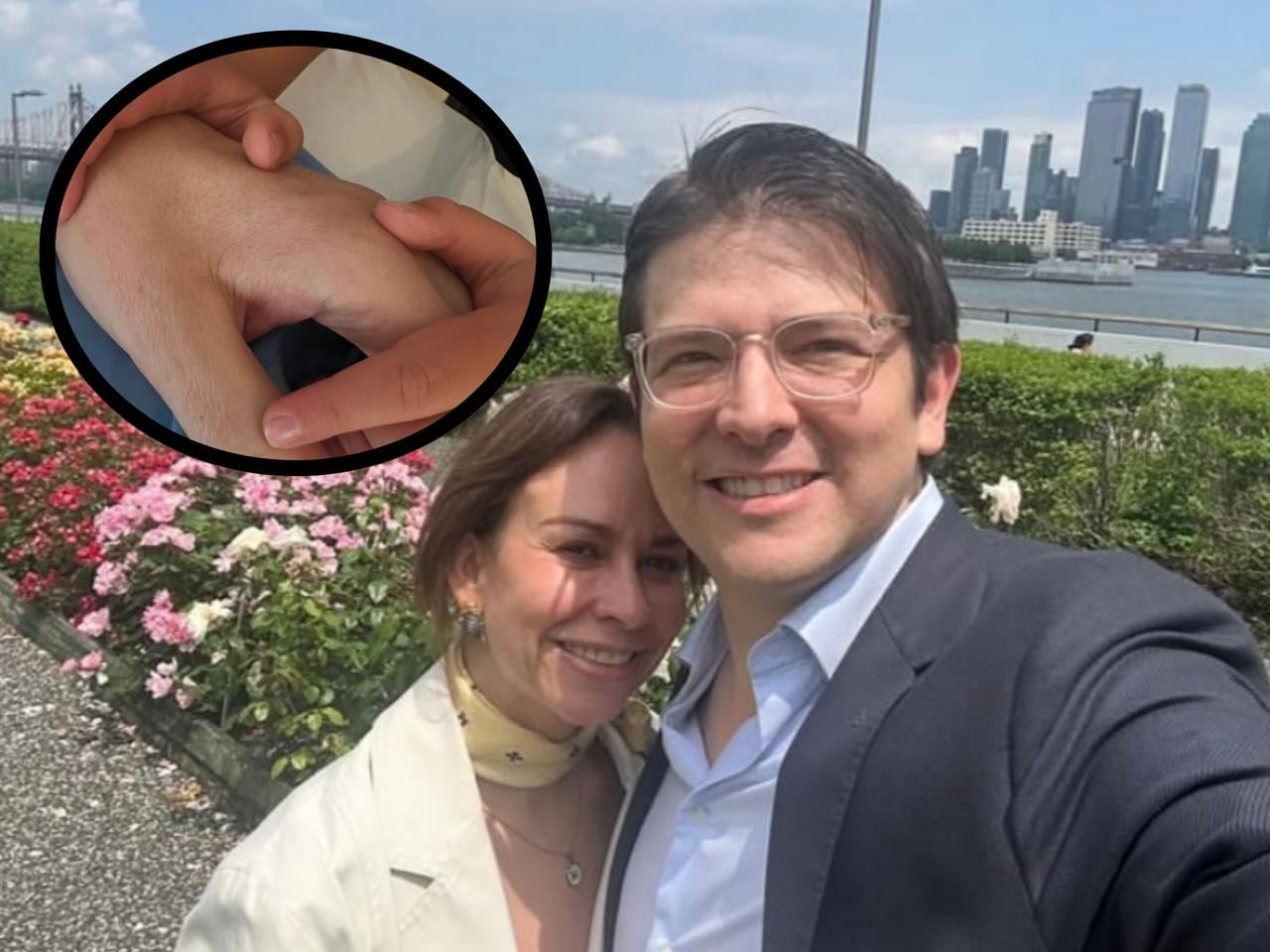 María Claudia Tarazona, esposa de Miguel Uribe Turbay, pidió oración por el precandidato.