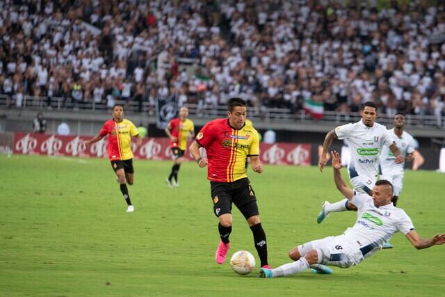Imagen del duelo entre Deportivo Pereira y Once Caldas por la fecha 10 de la Liga BetPlay 2023-ll