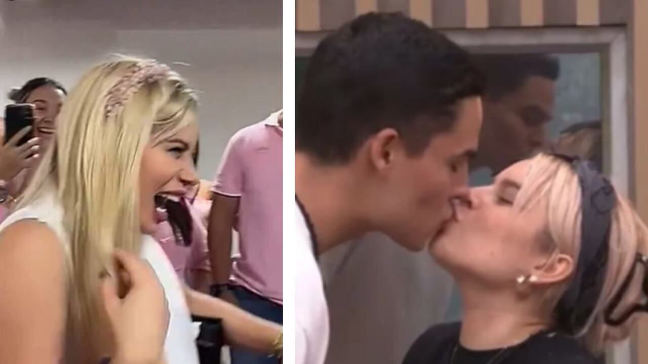 Miguel Bueno le envió romántica sorpresa a Ornella en aeropuerto de Barranquilla; la dejó sin palabras