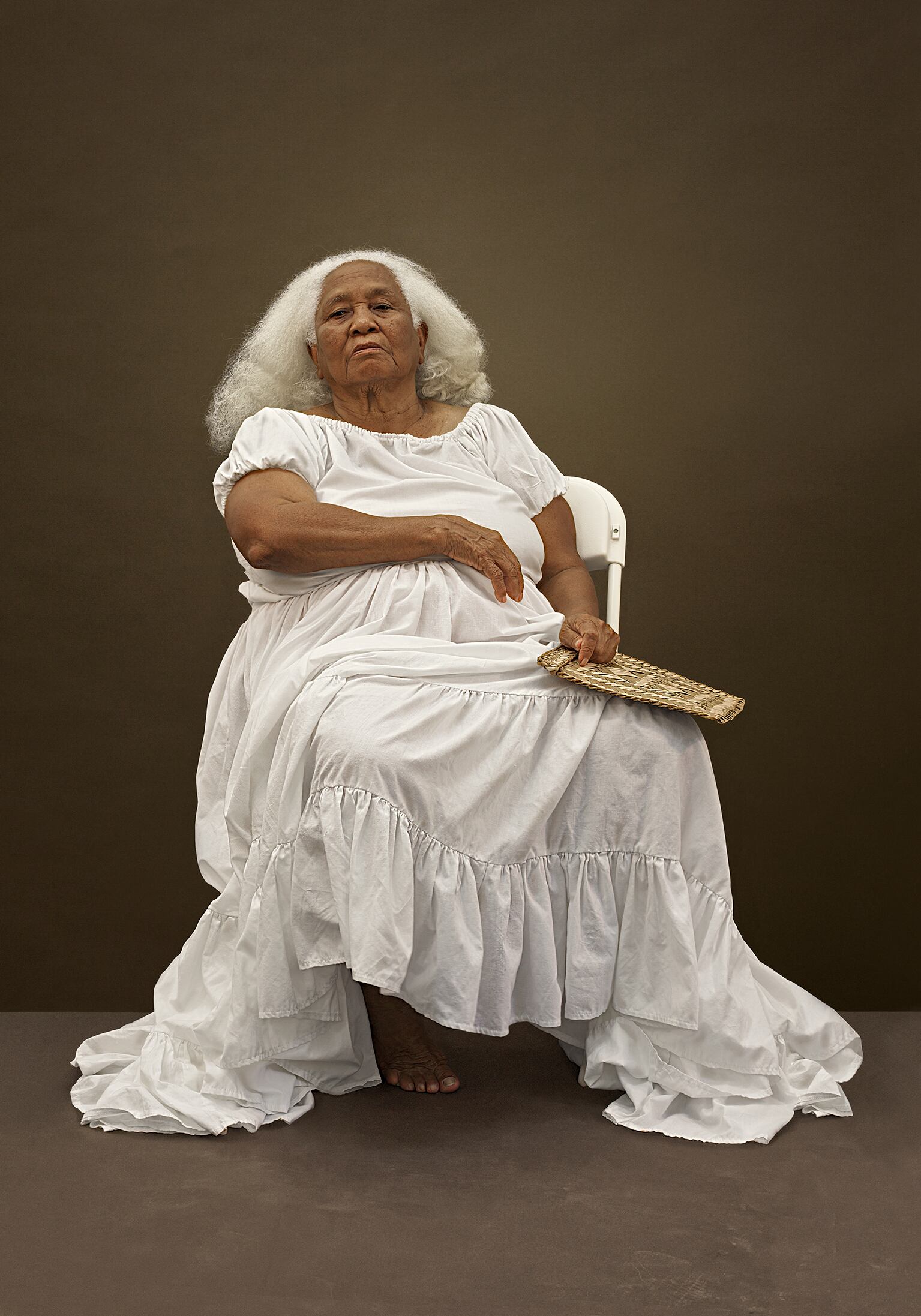 Antonia de la obra Tejiendo calle.