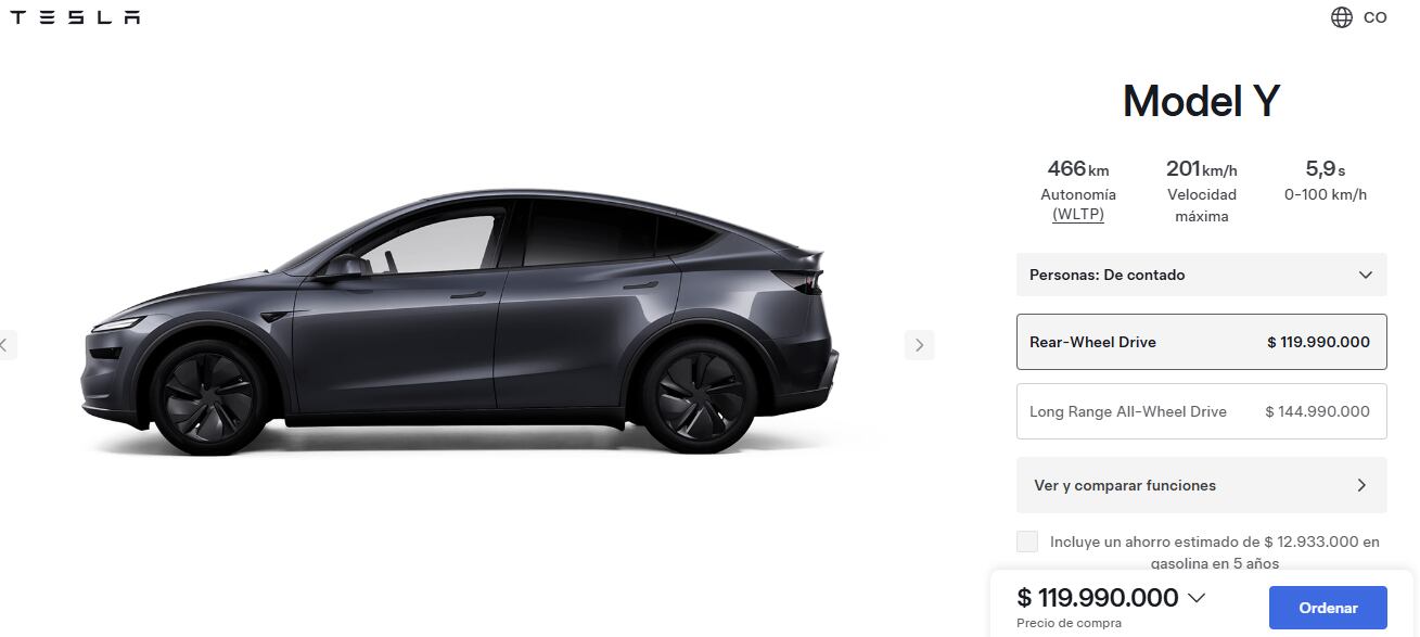 Tesla confirmró su llegada al país. Ofrecerá Model Y y Model 3