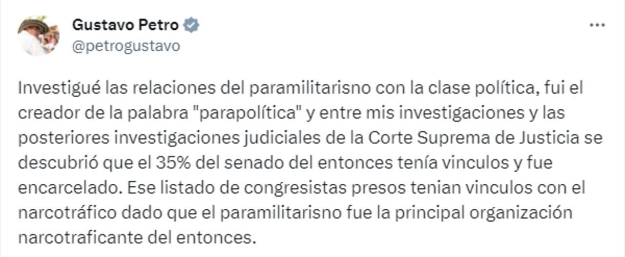 Gustavo Petro le contestó a Iván Name.