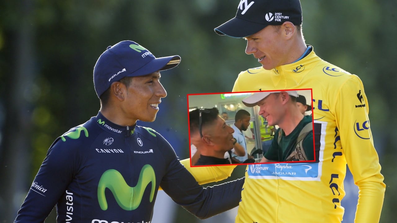 Nairo Quintana y Chris Froome.