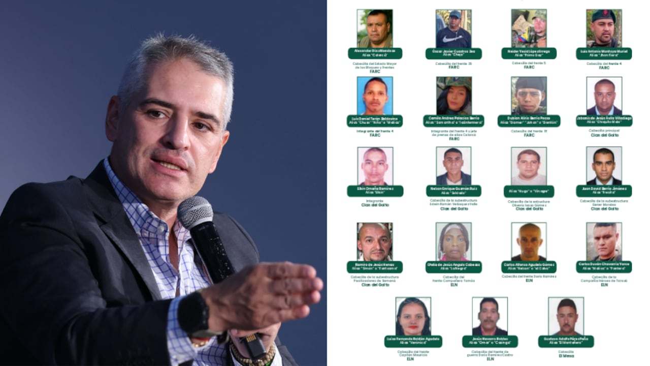 La lista la encabezan los cabecillas de la guerrilla comandada por Alexander Díaz Mendoza, alias Calarcá, informó el gobernador de Antioquia, Andrés Julián Rendón.