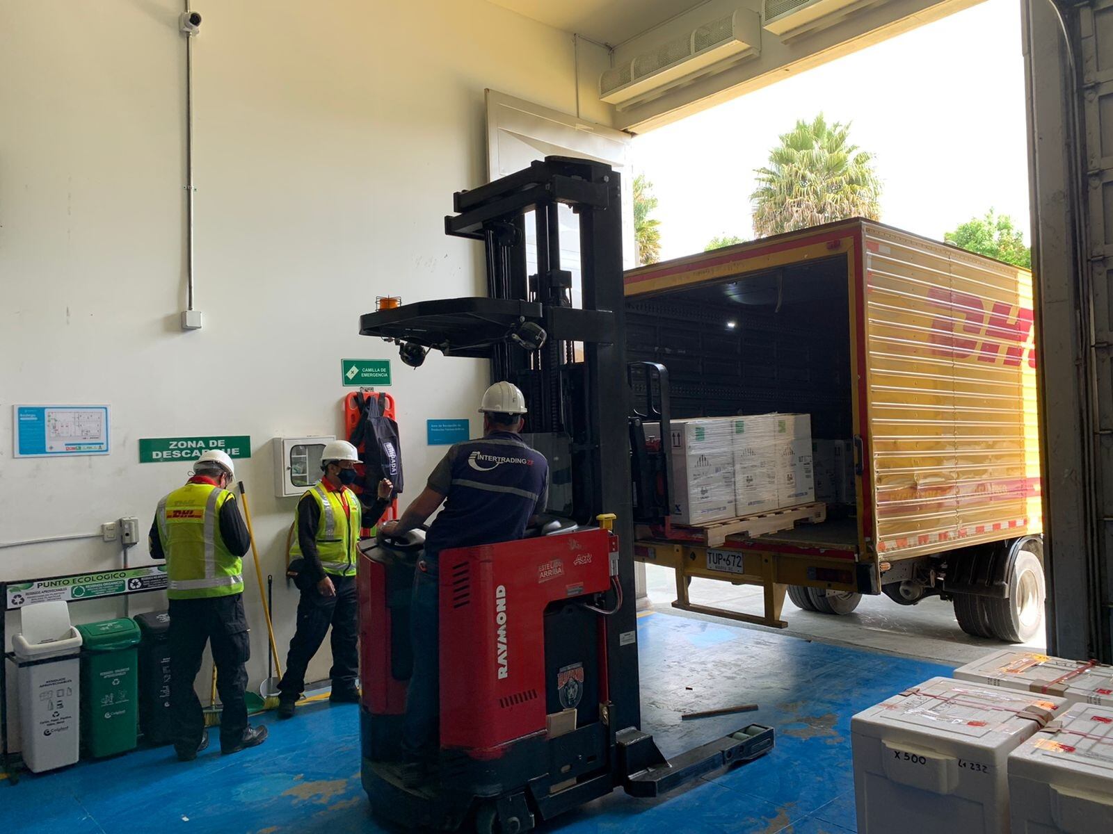 Colombia recibió este miércoles 381.420 dosis de vacunas de Pfizer