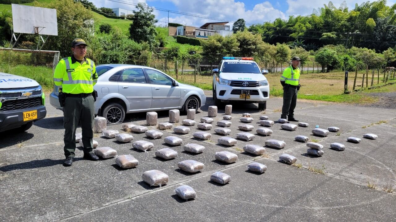 Estaba empacada en 57 paquetes