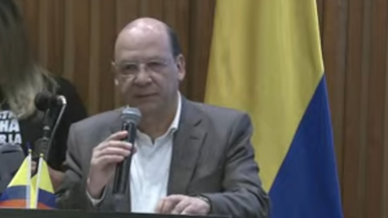 Germán Ávila, ministro de Hacienda, durante el Foro Económico sobre política monetaria.
