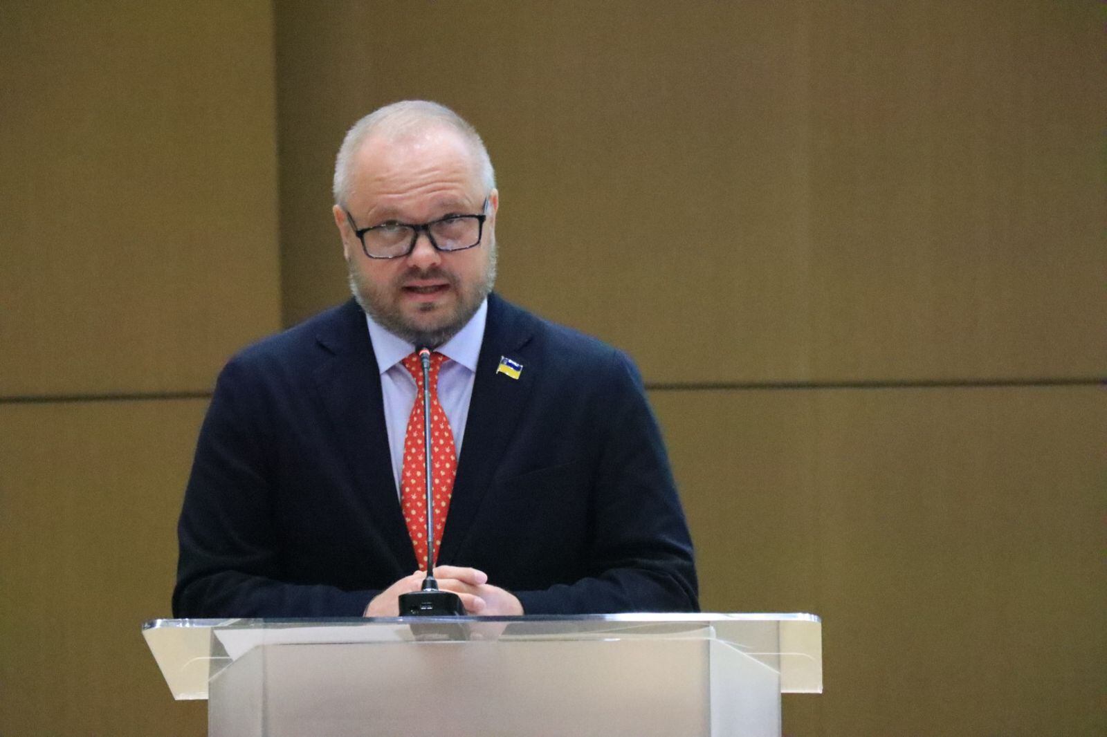 Dr. Yuriy Polyukhovych, embajador de Ucrania en Perú