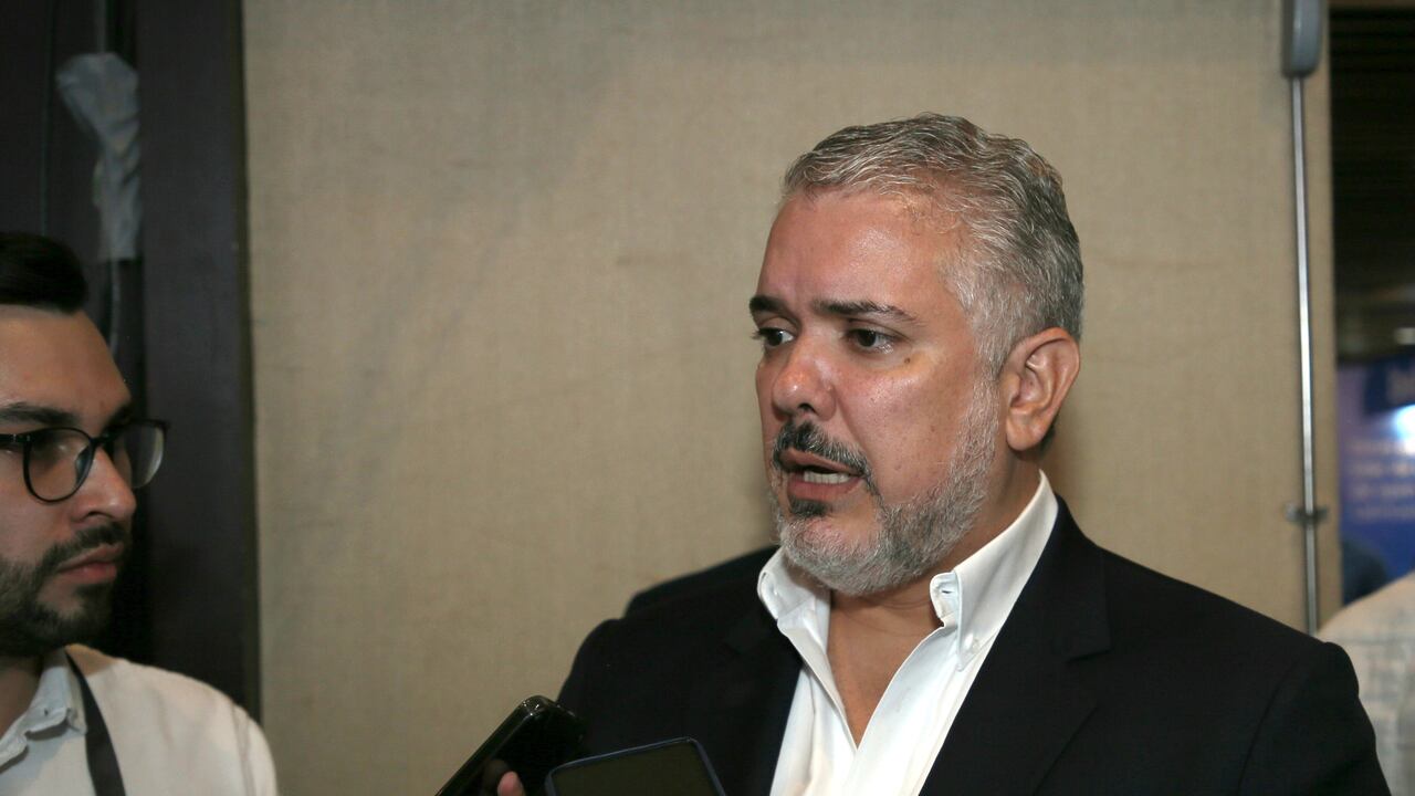 El expresidente Iván Duque está en el evento de Asobancaria en Cartagena