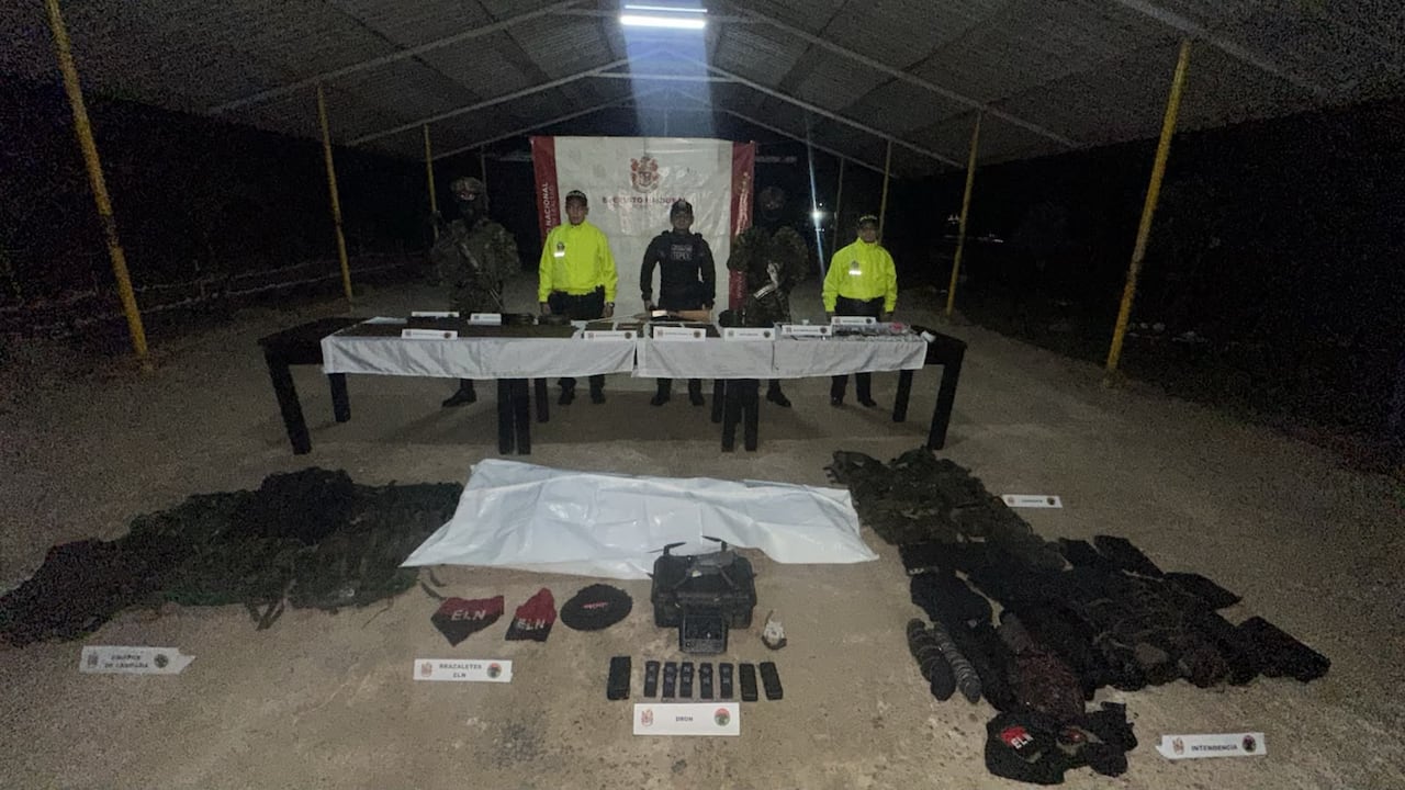 Las tropas ubicaron un arsenal que, según el Ejército, pertenecía a una estructura del ELN.