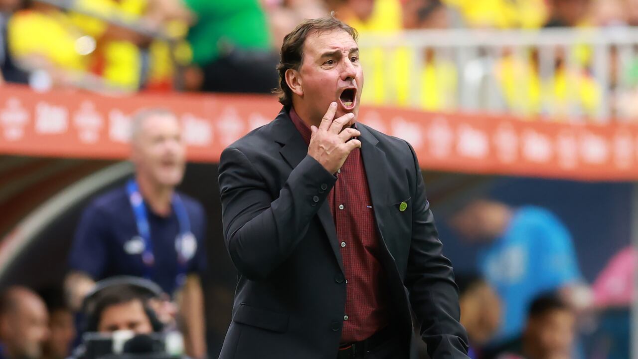 Néstor Lorenzo, técnico de la Selección Colombia durante la Copa América 2024