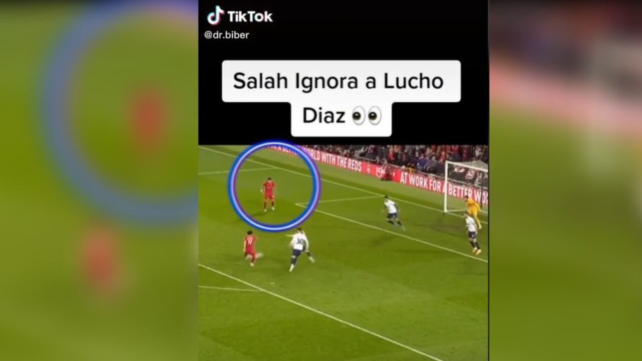 Lluvia de críticas a Salah por 'ognorar' a Lucho Díaz.