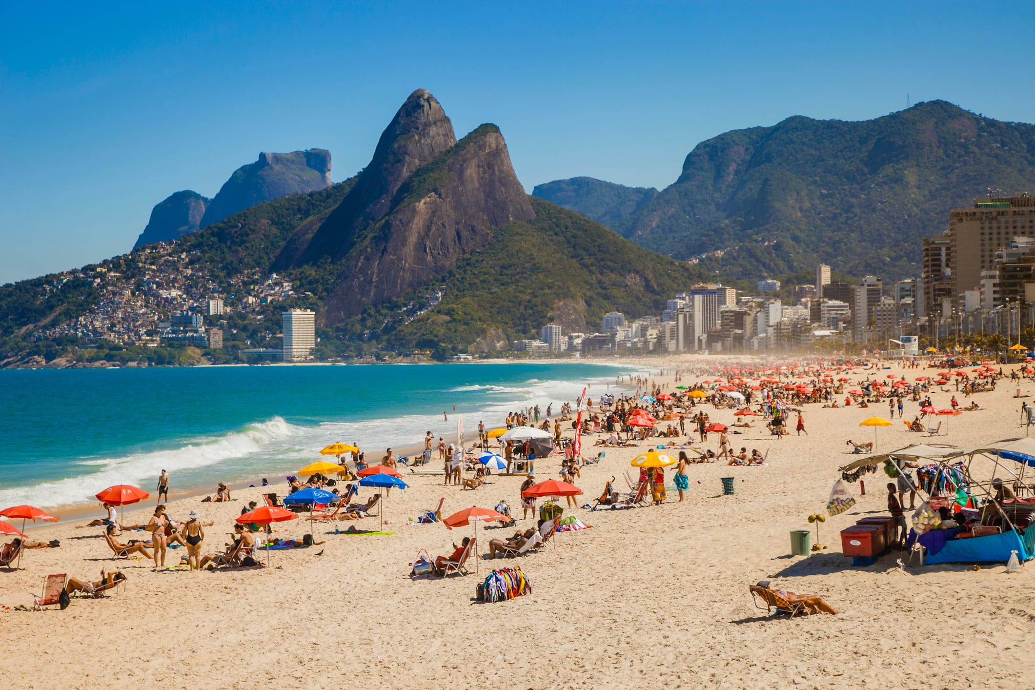 Esta es una de las playas más lindas y visitadas en Brasil.