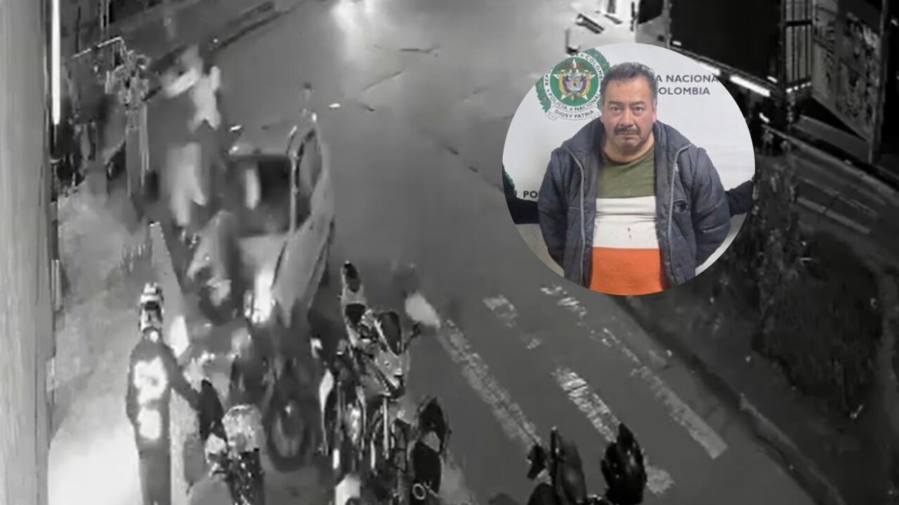 Accidente de taxi en Bogotá y el hombre que iba manejando el vehículo.