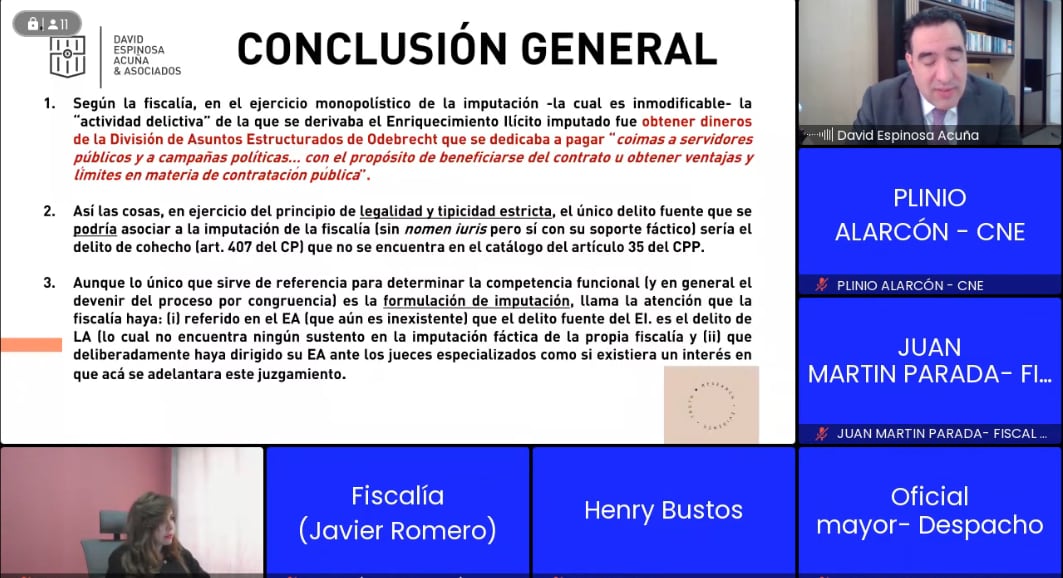 DEFENSA DE ÓSCAR IVÁN ZULAUGA PIDE QUE SE CAMBIE A LA JUEZA