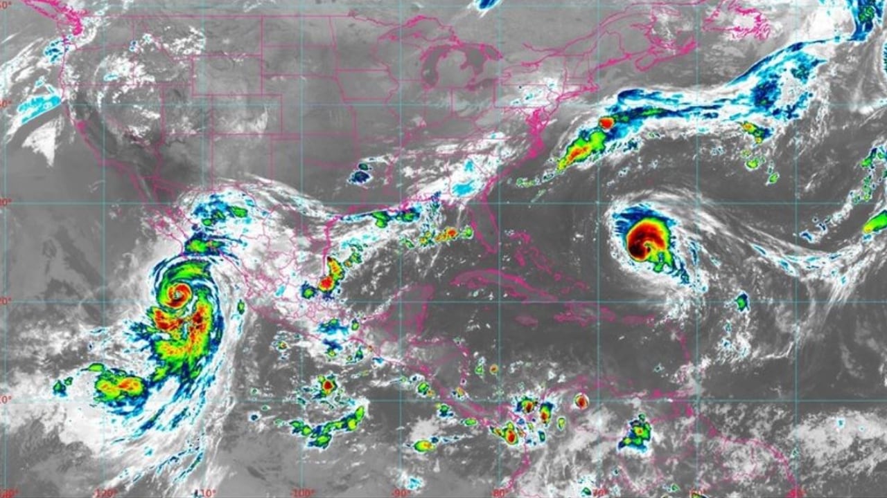Así se ve el huracán Kay que ya es categoría 2