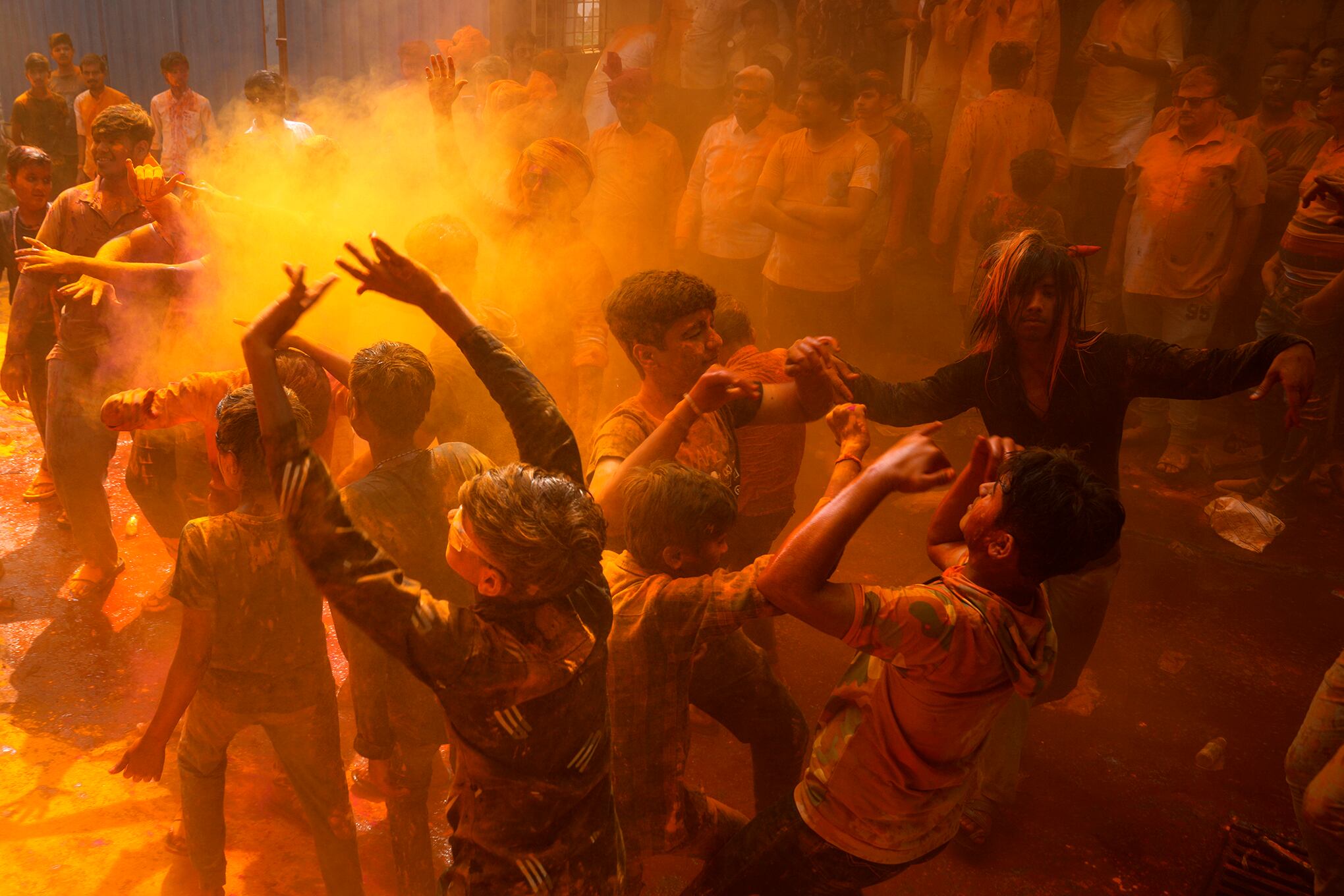 En imágenes : los colores del festival Holi en India