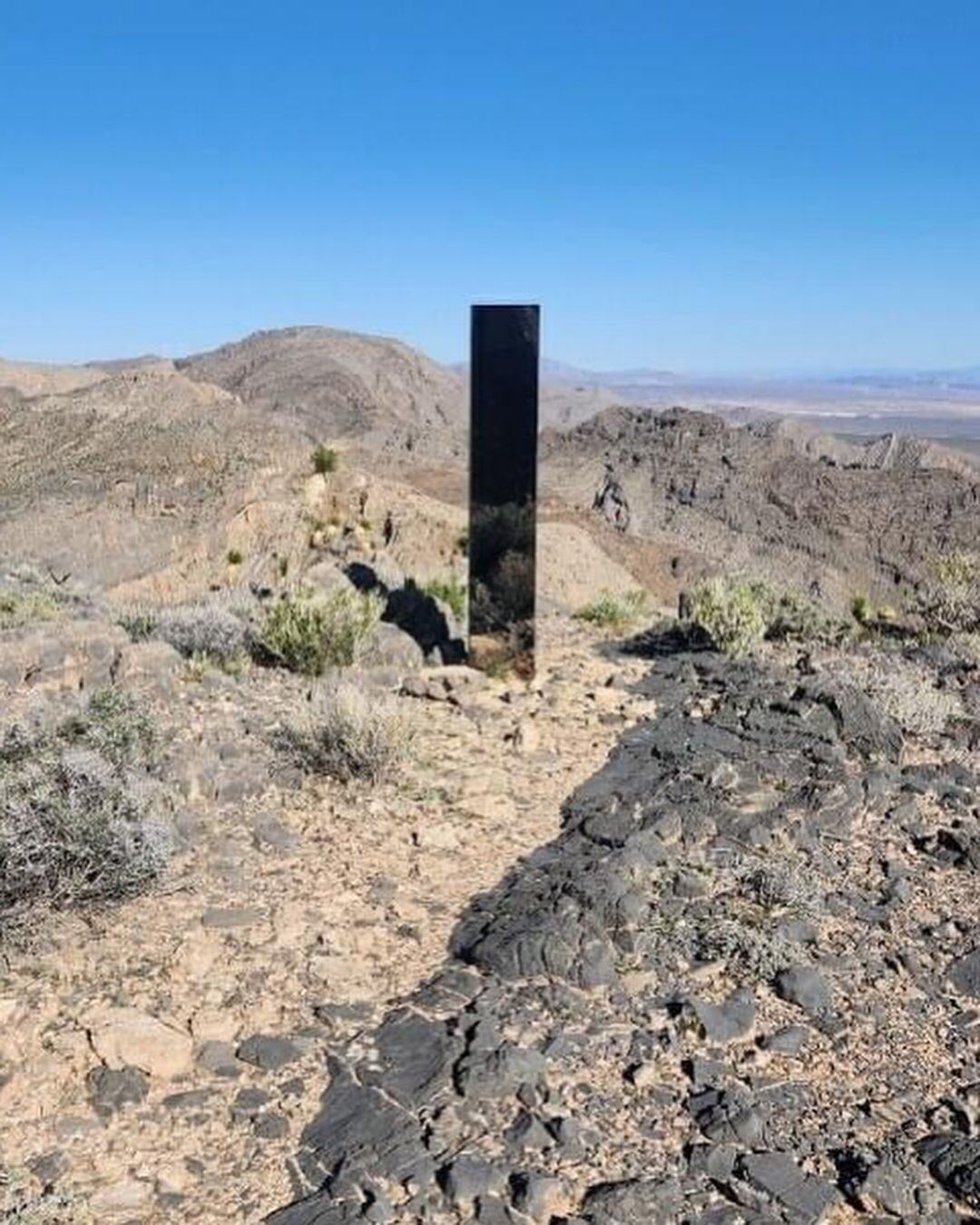 El curioso objeto fue encontrado en el desierto