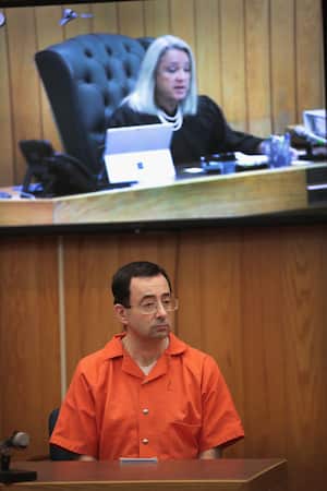 Larry Nassar fue condenado a cadena perpetua por sus delitos de abuso sexual.