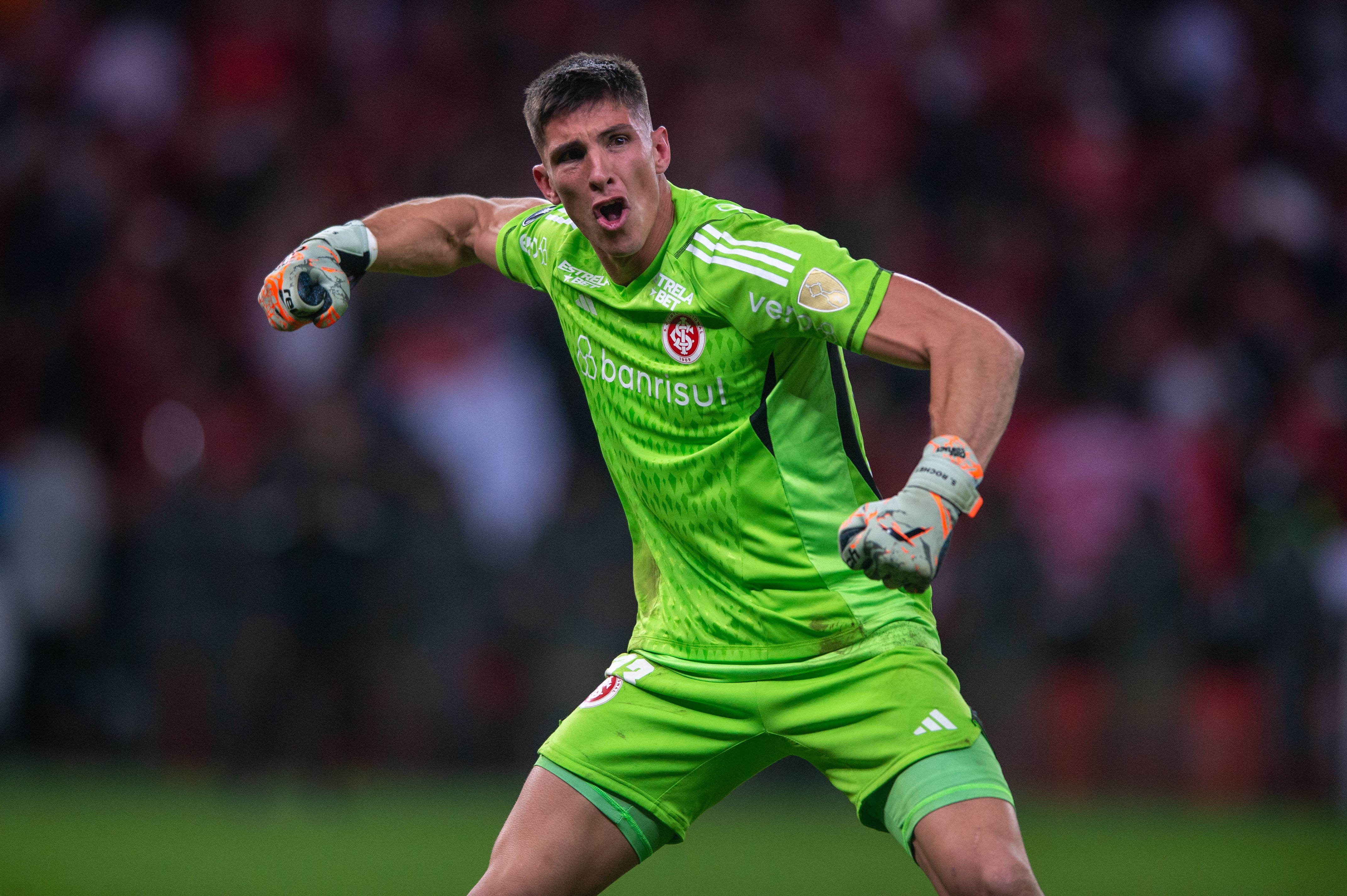 Sergio Rochet juega en el Internacional de Porto Alegre.
