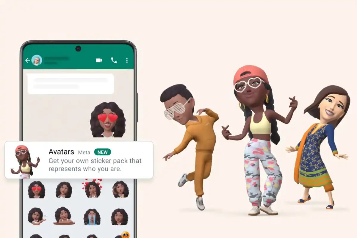 Los avatares llegan a las videollamadas de WhastApp.