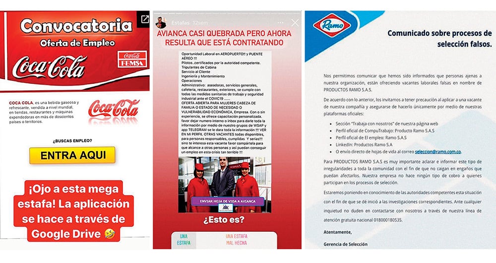 Por medio de convocatorias de trabajo falsas, los estafadores roban datos personales y los usan para cometer otros delitos.