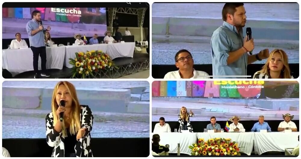 El 19 de octubre de 2023, el día en que Sandra Ortiz alabó la labor del congresista Andrés Calle.