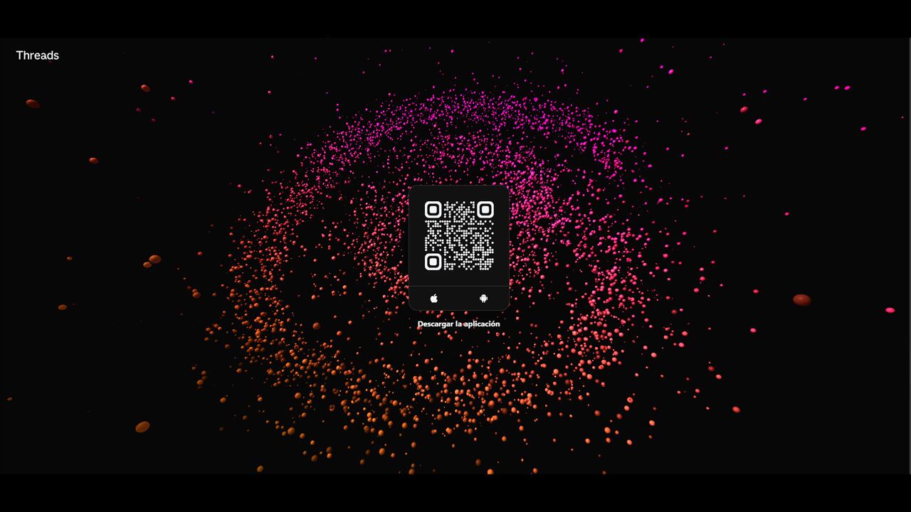 Threads aún no cuenta con un sitio web.