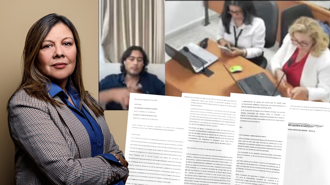 “Es una actuación irregular y subrepticia”: dura carta de la fiscal del caso Nicolás Petro a Luz Adriana Camargo