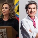 Concejal Sandra Forero y exalcaldesa de Bogotá Claudia López.