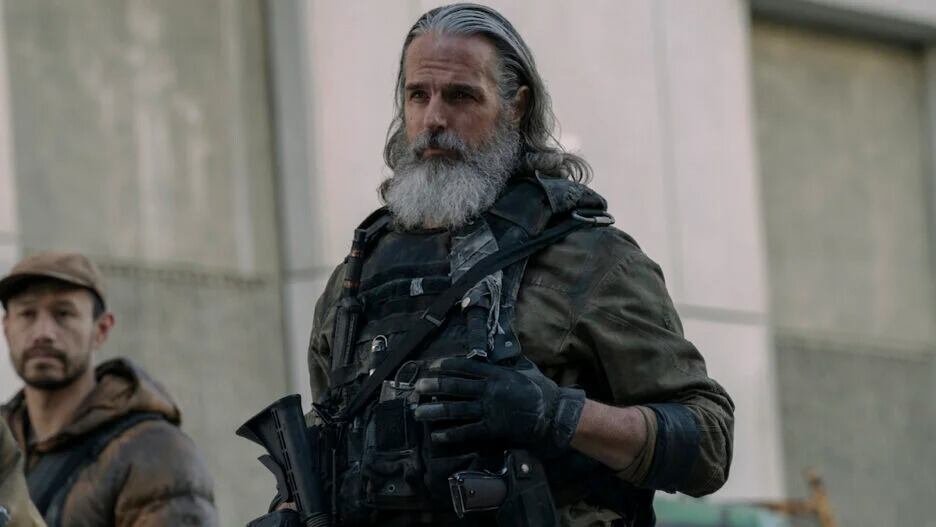 Jeffrey Pierce en su persona de The Last of Us.