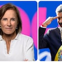 Salud Hernández- Mora y Nicolás Maduro.