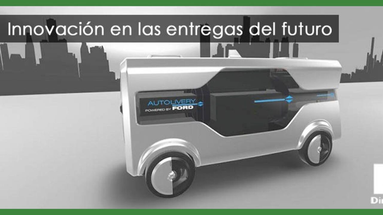 Furgonetas autónomas llevarían el producto en un primer momento, luego un drone completaría la entrega a lugares de difícil acceso.