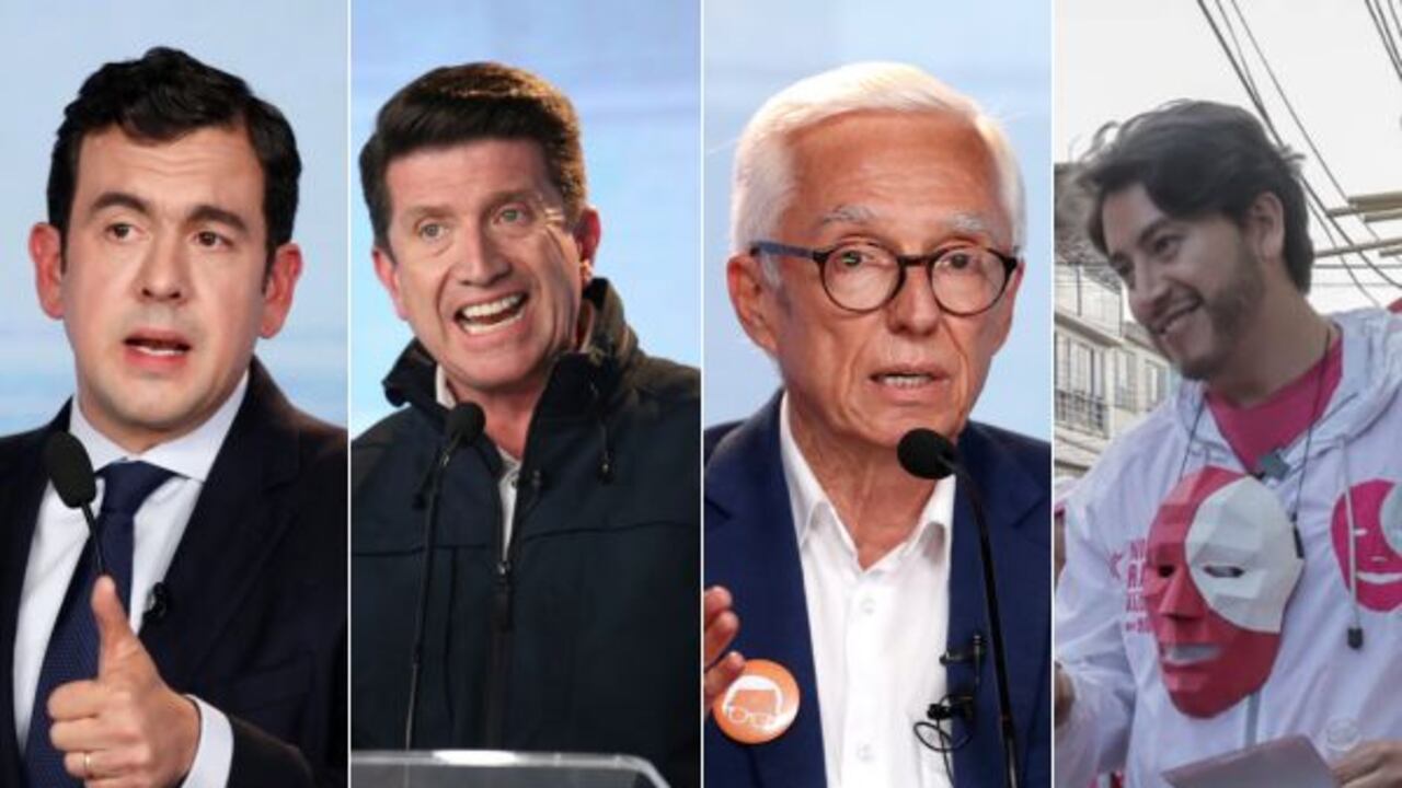 Rodrigo Lara, Diego Molano, Jorge Enrique Robledo y Nicolás Ramos.