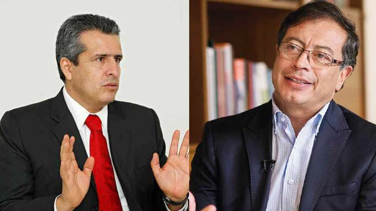 Luis Fernando Velazco y Gustavo Petro