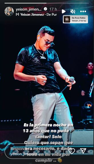 Foto: Instagram @yeison_jimenez