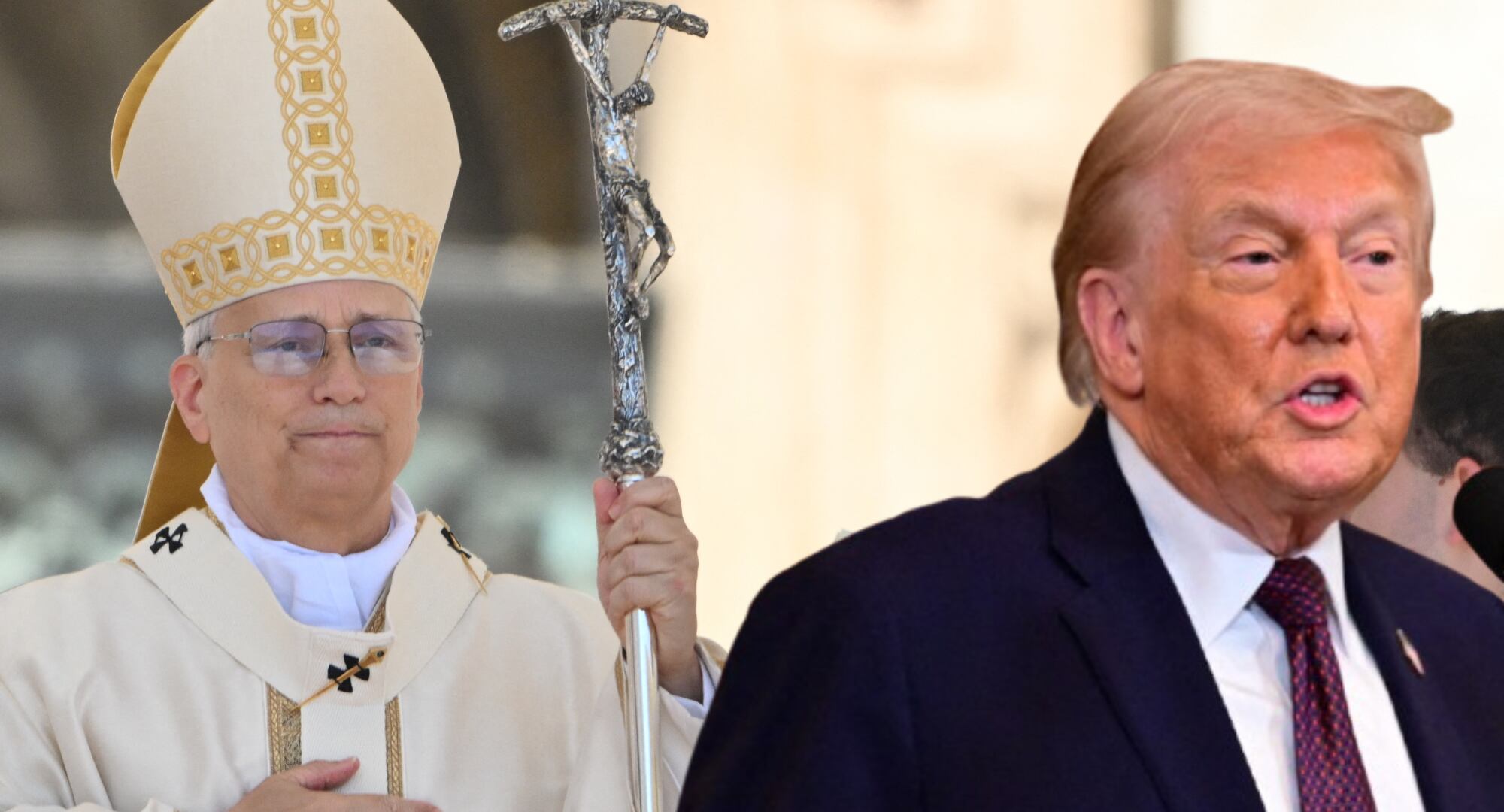 El papa León XIV y el presidente Donald Trump protagonizan un nuevo intercambio de posiciones