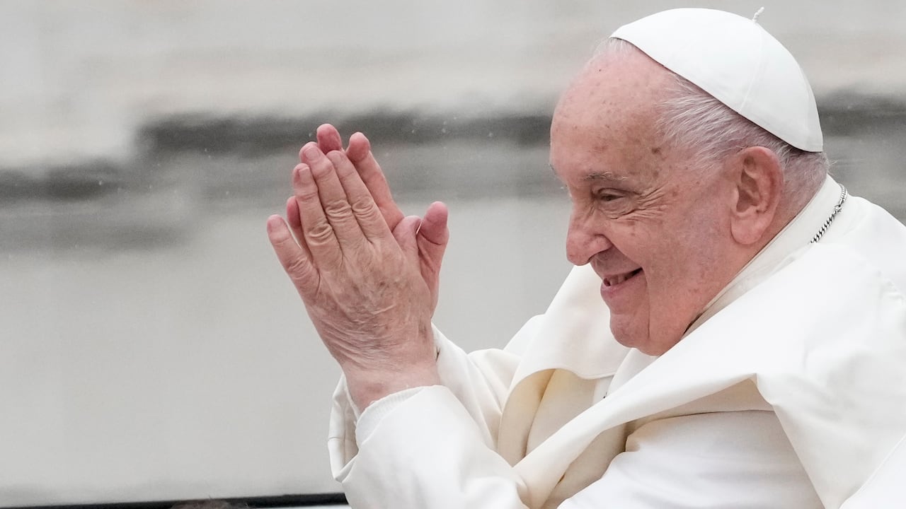 El papa Francisco en la Plaza de San Pedro en el Vaticano el 20 de noviembre del 2024.