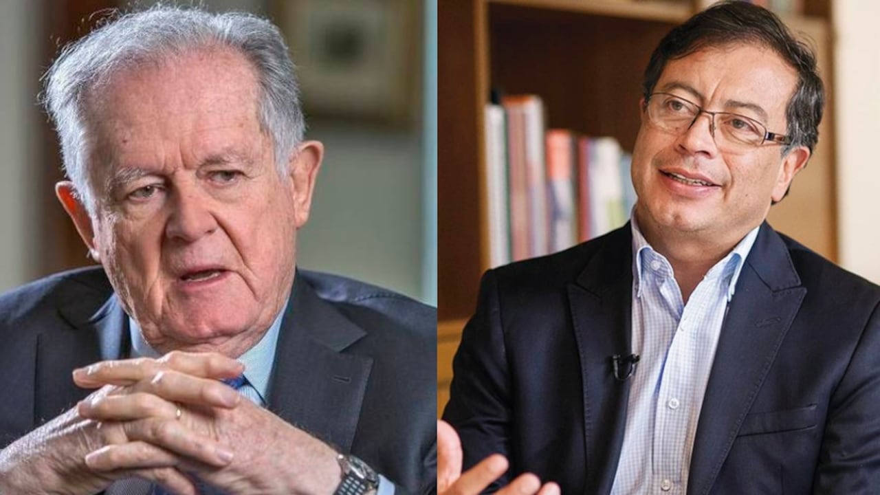 Luis Carlos Sarmiento y Gustavo Petro