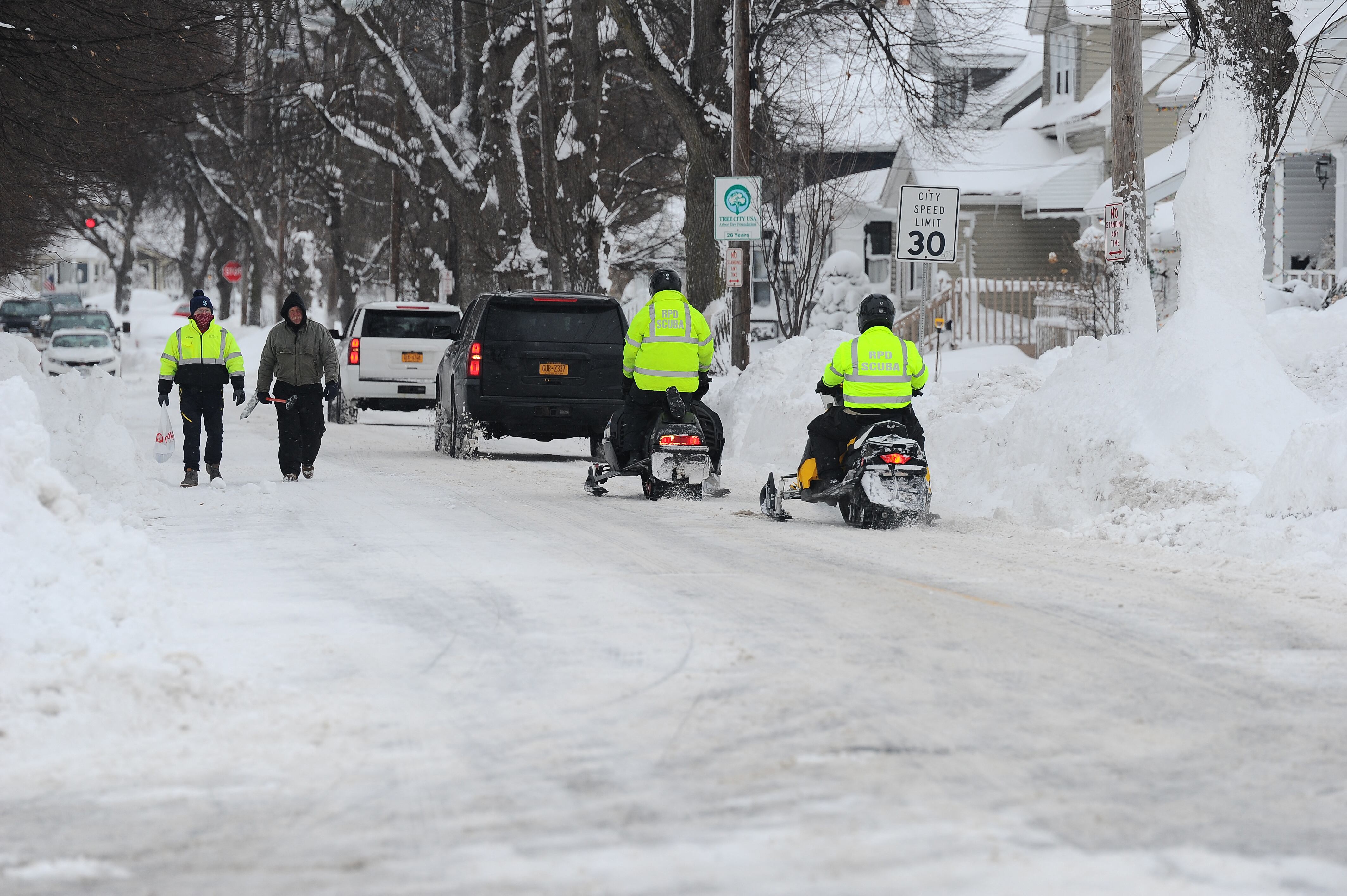 La temporada invernal ha registrado por ahora 49 muertos debido a las tormentas de nieve. Foto: AFP.