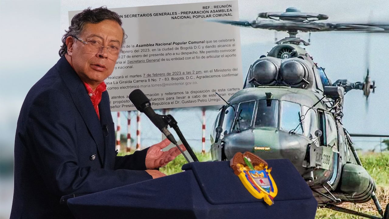 El Gobierno Petro habría planeado usar los MI-17 para el transporte de las Juntas de Acción Comunal.