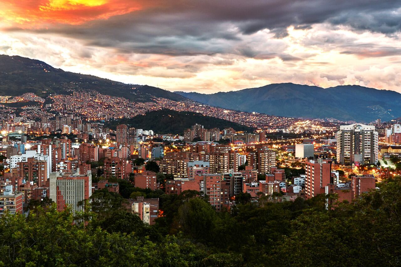 Panorámica de Medellín.