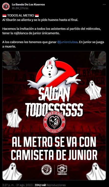 Publicación de Los Kuervos.